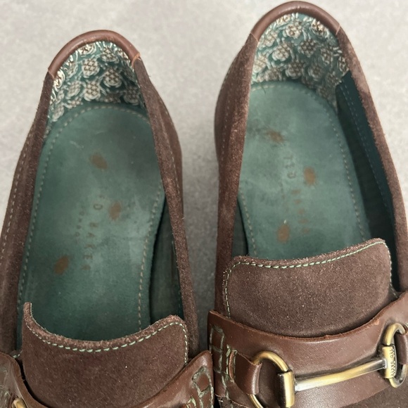 [US10]Ted Baker CALEP Brown Suede leather mens moccasins Loafers Slip On - Picture 3 of 7